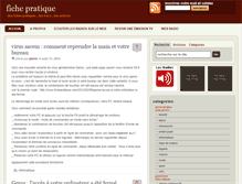 Tablet Screenshot of fichepratique.com